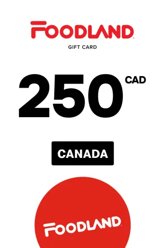 Foodland 250 CAD Gift Card (Canada) - Digital Key