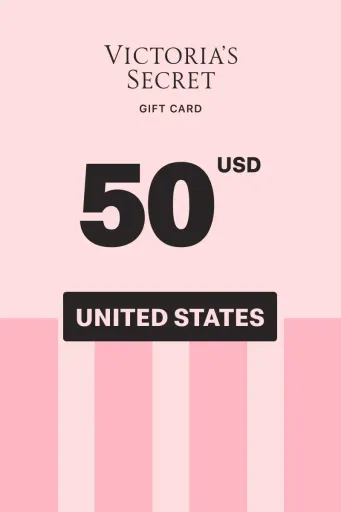 Product Image - Victoria's Secret Pink 50 USD Gift Card (United States) - Digital Key