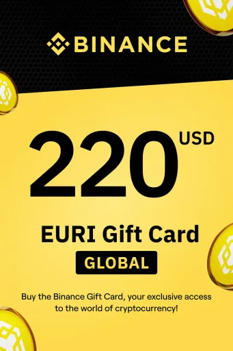 Binance (EURI) 220 USD Gift Card (Global) - Digital Key
