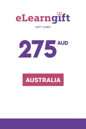 Product Image - eLearnGift 275 AUD Gift Card (Australia) - Digital Key