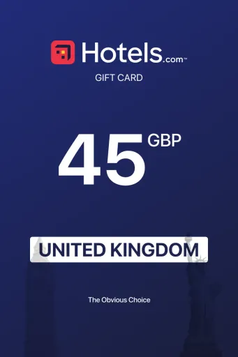 Hotels.com 45 GBP Gift Card (United Kingdom) - Digital Key