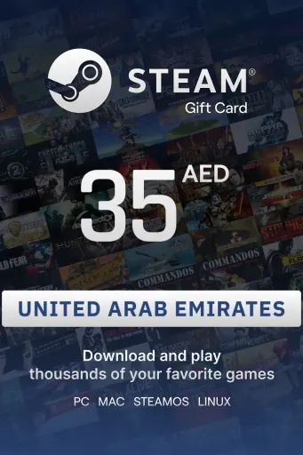 Steam Wallet 35 AED Gift Card (United Arab Emirates) - Digital key