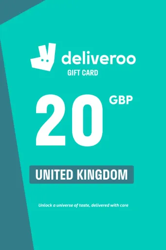 Deliveroo 20 GBP Gift Card (United Kingdom) - Digital Key