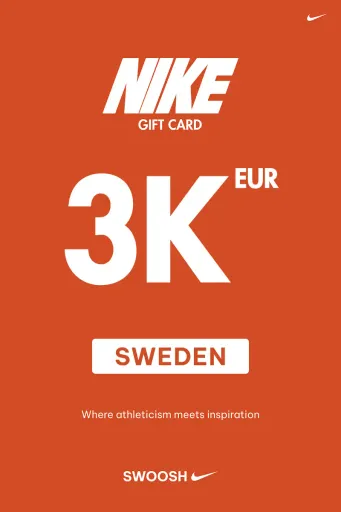 Nike 3000 EUR Gift Card (Sweden) - Digital Key