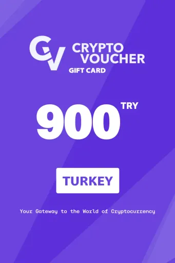 Crypto Voucher 900 TRY Gift Card (Turkey) - Digital Key