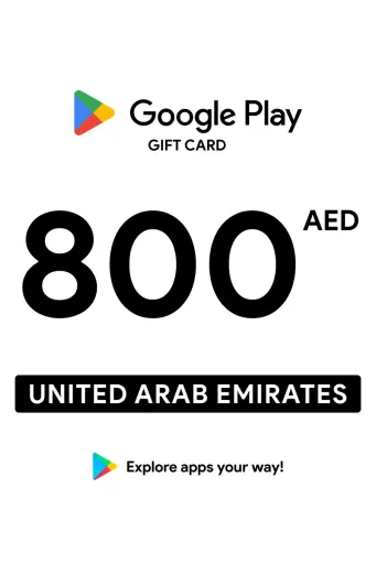 Google Play 800 AED Gift Card (United Arab Emirates) - Digital Key