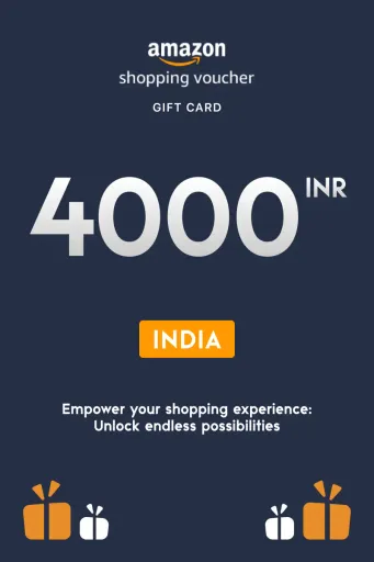 Amazon Shopping Voucher 4000 INR Gift Card (India) - Digital Key