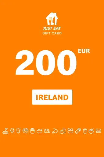 Just Eat 200 EUR Gift Card (Ireland) - Digital Key