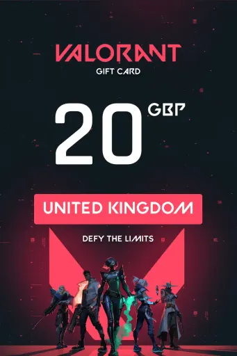 Valorant 20 GBP Gift Card (United Kingdom) - Digital Key