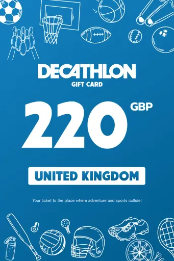 Decathlon 220 GBP Gift Card (United Kingdom) - Digital Key