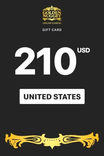 Golden Nugget Casino 210 USD Gift Card (United States) - Digital Key
