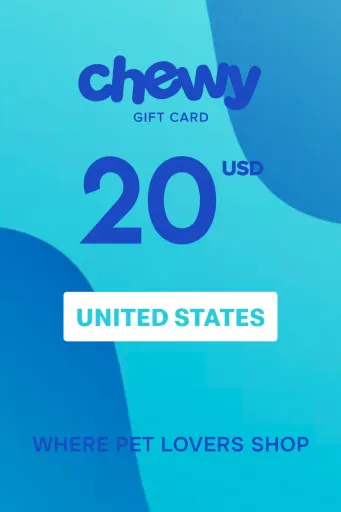 Chewy 20 USD Gift Card (United States) - Digital Key