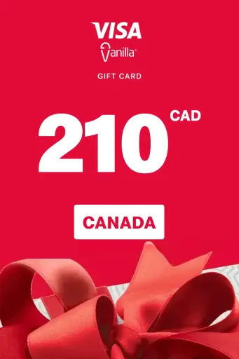Vanilla Visa 210 CAD Gift Card (Canada) - Digital Key