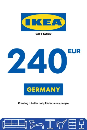 IKEA 240 EUR Gift Card (Germany) - Digital Key