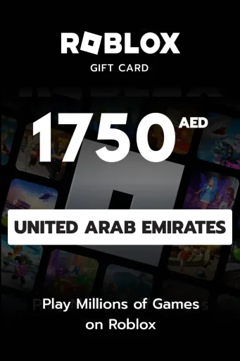 Roblox 1750 AED Gift Card (United Arab Emirates) - Digital Key