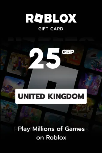 Roblox 25 GBP Gift Card (United Kingdom) - Digital Key