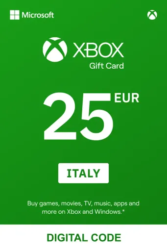 Xbox 25 EUR Gift Card (Italy) - Digital Key