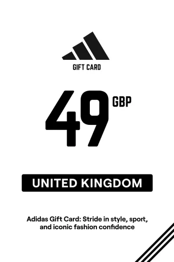 Adidas 49 GBP Gift Card (United Kingdom) - Digital Key