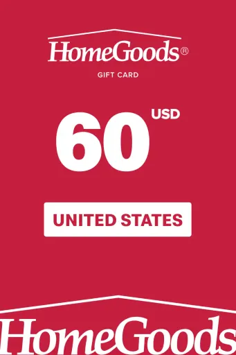 Homegoods 60 USD Gift Card (United States) - Digital Key