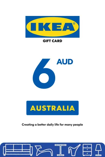 IKEA 6 AUD Gift Card (Australia) - Digital Key