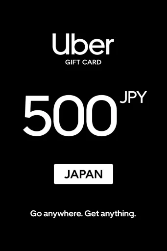 Uber 500 JPY Gift Card (Japan) - Digital key