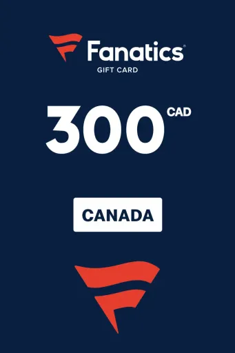 Fanatics 300 CAD Gift Card (Canada) - Digital Key
