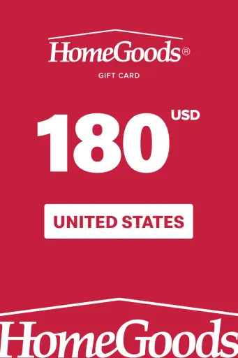 Homegoods 180 USD Gift Card (United States) - Digital Key