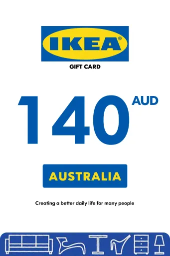 IKEA 140 AUD Gift Card (Australia) - Digital Key