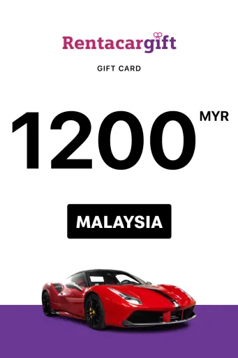 RentaCar Gift 1200 MYR Gift Card (Malaysia) - Digital Key