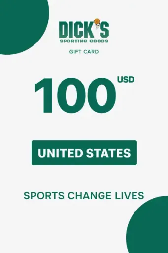 Dick's Sporting Goods 100 USD Gift Card (United States) - Digital Key