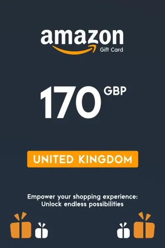 Amazon 170 GBP Gift Card (United Kingdom) - Digital Key