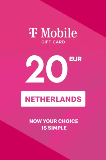 T-Mobile 20 EUR Gift Card (Netherlands) - Digital Key