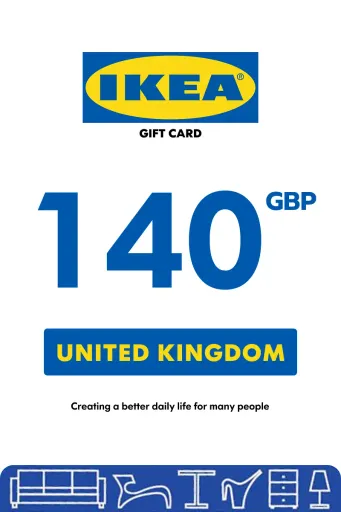 IKEA 140 GBP Gift Card (United Kingdom) - Digital Key