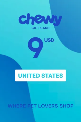 Chewy 9 USD Gift Card (United States) - Digital Key