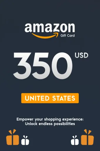 Amazon 350 USD Gift Card (United States) - Digital Key