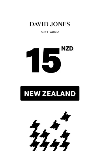 David Jones 15 NZD Gift Card (New Zealand) - Digital Key