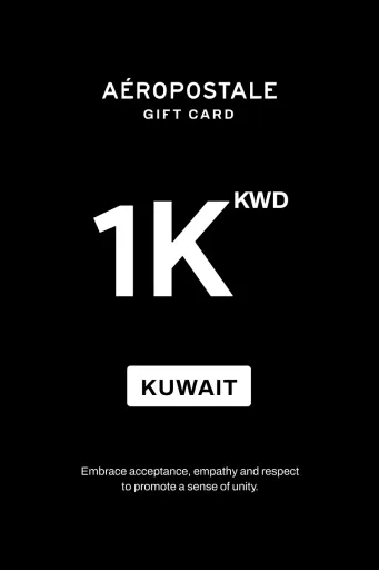 Aeropostale 1000 KWD Gift Card (Kuwait) - Digital Key