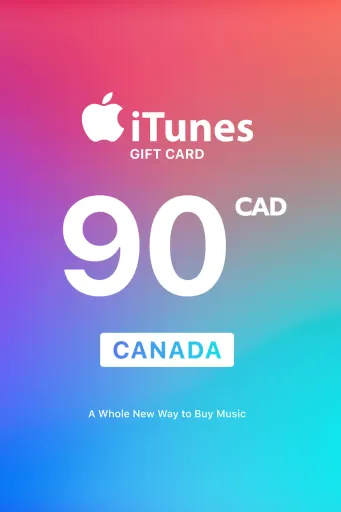 Apple iTunes 90 CAD Gift Card (Canada) - Digital Key