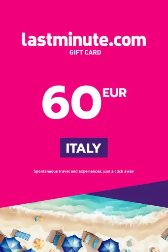 lastminute.com 60 EUR Gift Card (Italy) - Digital Key