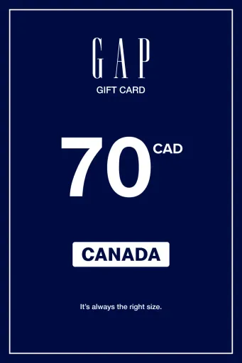 Gap 70 CAD Gift Card (Canada) - Digital Key