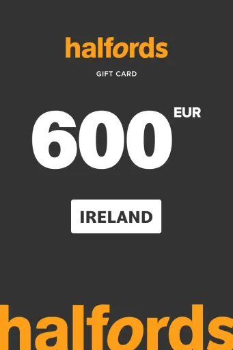 Halfords 600 EUR Gift Card (Ireland) - Digital Key