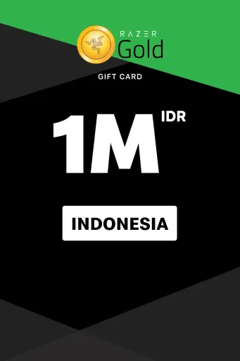 Razer Gold 1000000 IDR Gift Card (Indonesia) - Digital Key