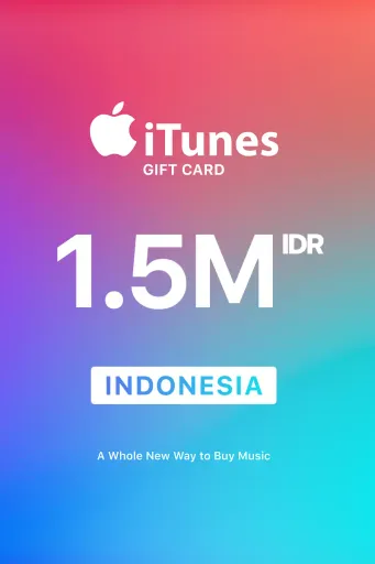 Apple iTunes 1500000 IDR Gift Card (Indonesia) - Digital Key