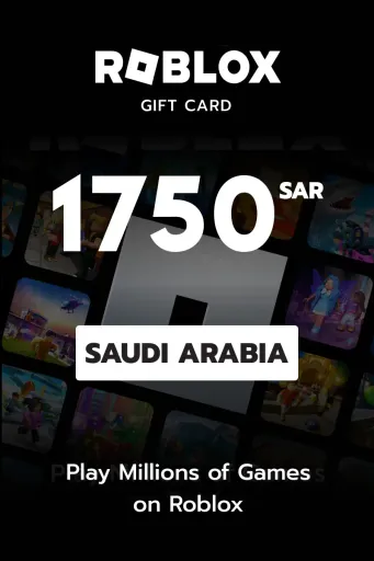 Roblox 1750 SAR Gift Card (Saudi Arabia) - Digital Key