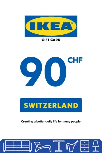 IKEA 90 CHF Gift Card (Switzerland) - Digital Key
