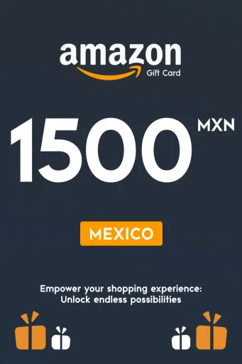 Amazon 1500 MXN Gift Card (Mexico) - Digital Key