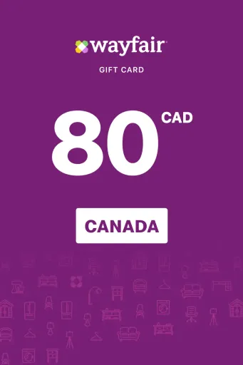 Wayfair 80 CAD Gift Card (Canada) - Digital Key