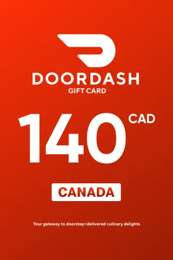 DoorDash 140 CAD Gift Card (Canada) - Digital Key