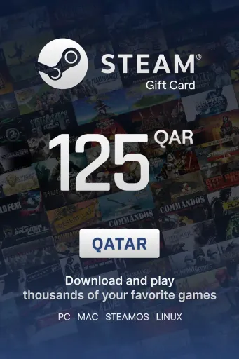Steam Wallet 125 QAR Gift Card (Qatar) - Digital Key