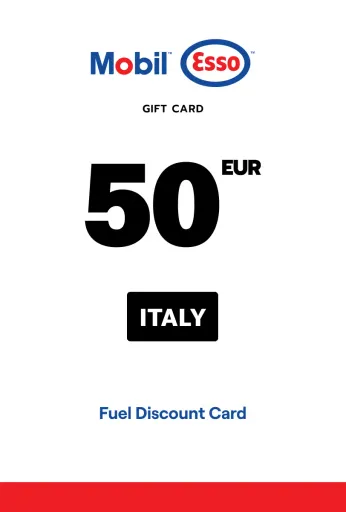 Esso & Mobil Fuel Discount Card 50 EUR Gift Card (Italy) - Digital Key